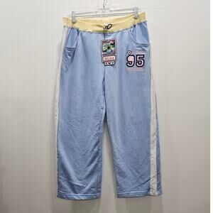 Mudd Loungewear VINTAGE NEW W/ TAGS EARLY 2000 Sweatpants Blue Junior Large Crop